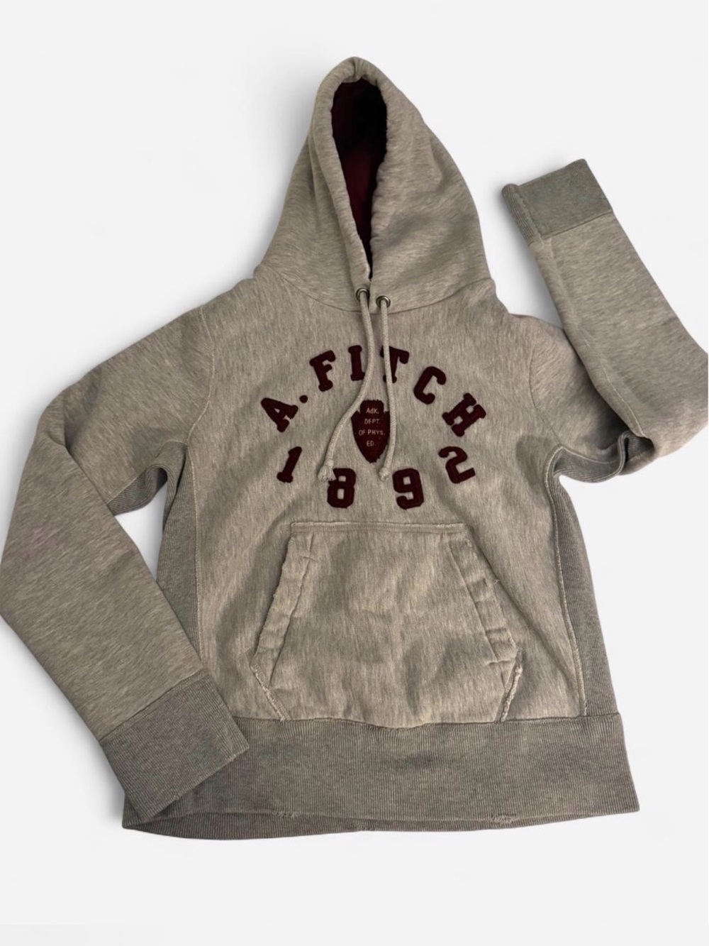 Vintage Y2K Abercrombie & Fitch 1892 Collegiate Hoodie Men’s Small
